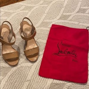 NUDE Christian Louboutins